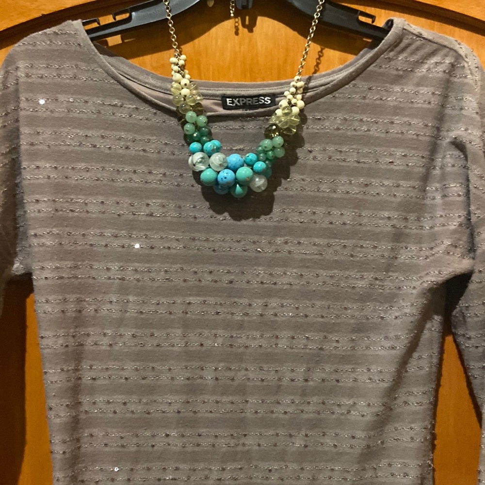 Express size small beaded dress